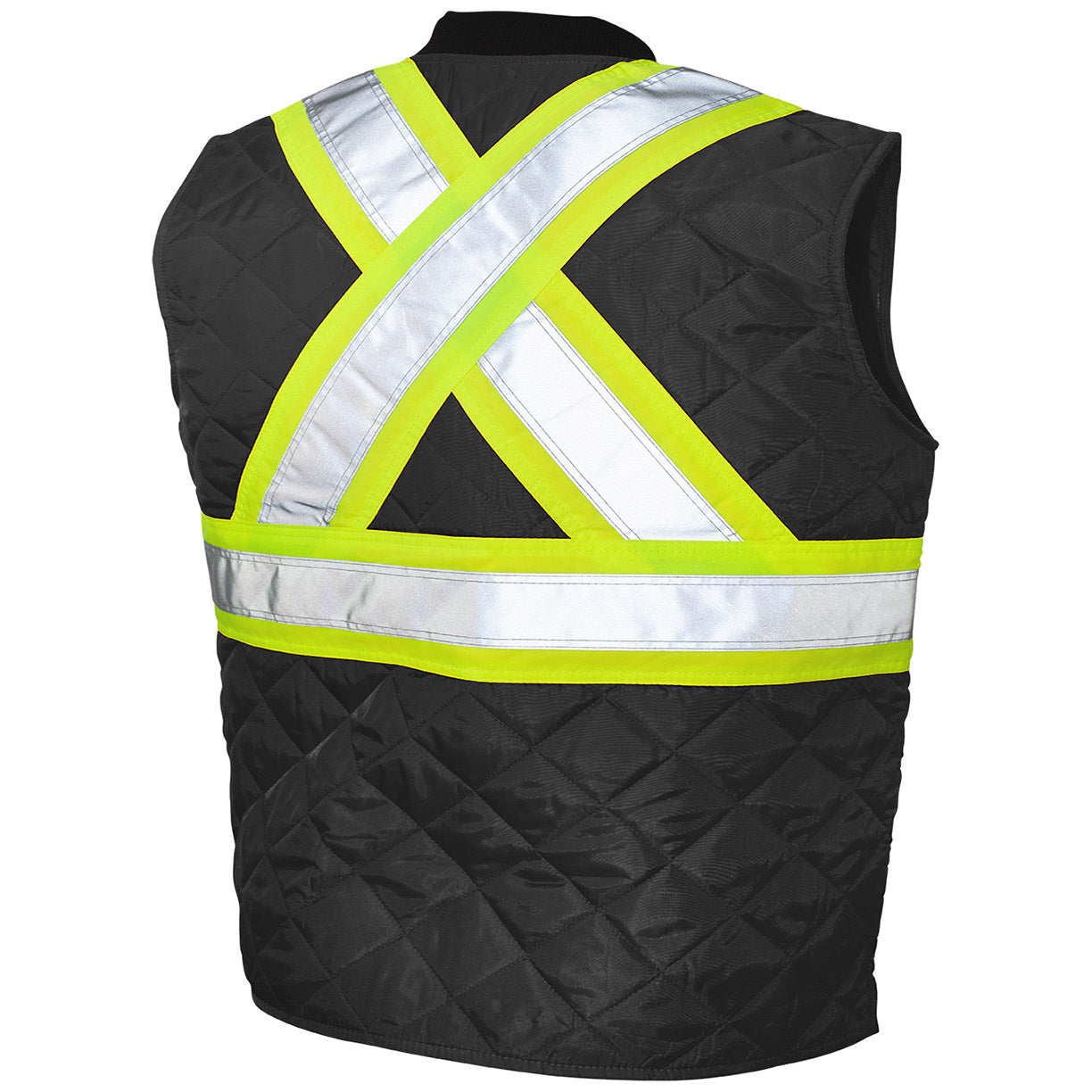Black Safety Vests - Tough Duck - Lightweight Insulated