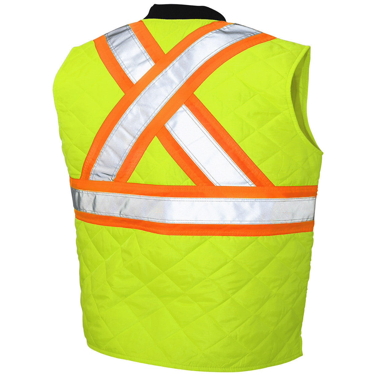 Black Safety Vests - Tough Duck - Lightweight Insulated