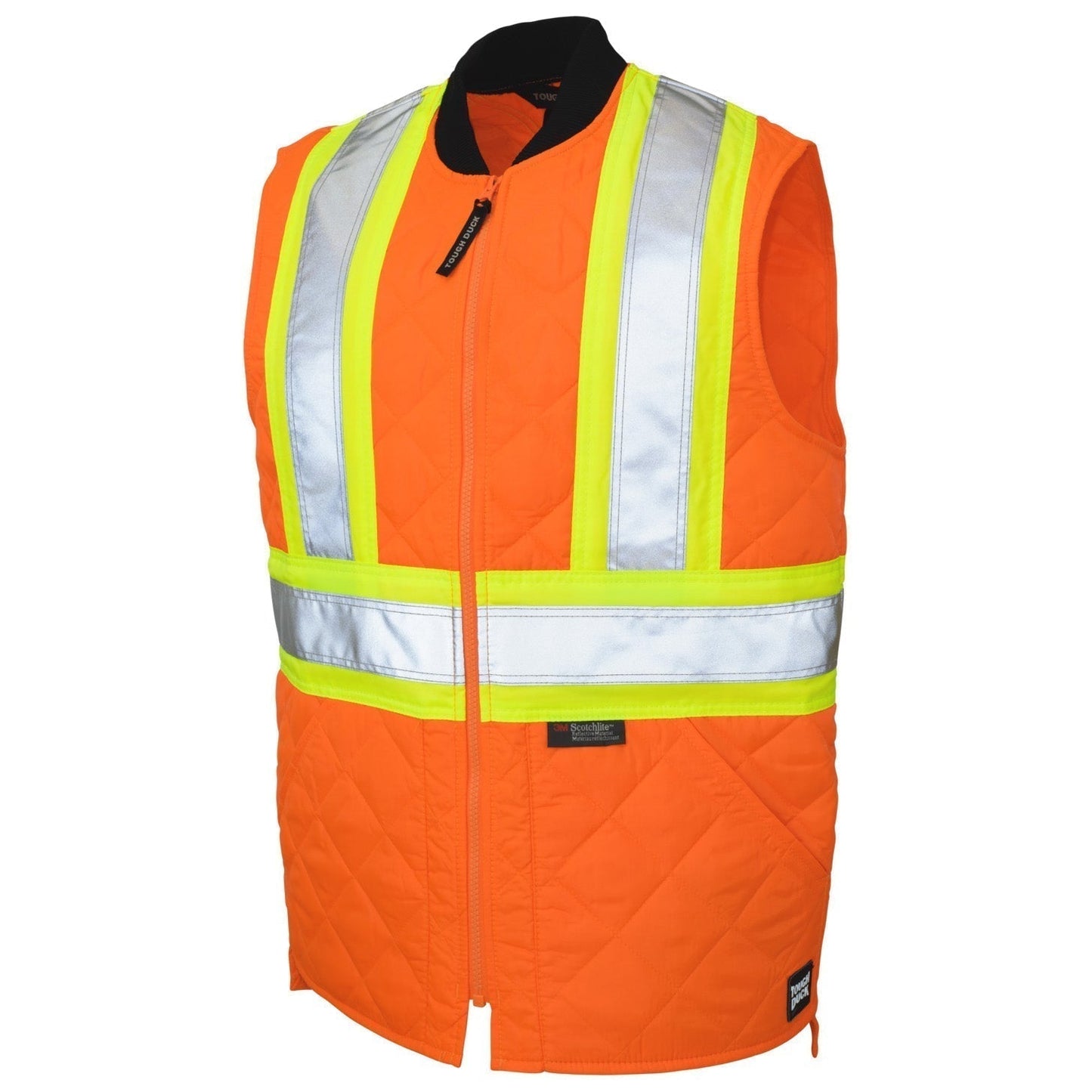 Black Safety Vests - Tough Duck - Lightweight Insulated