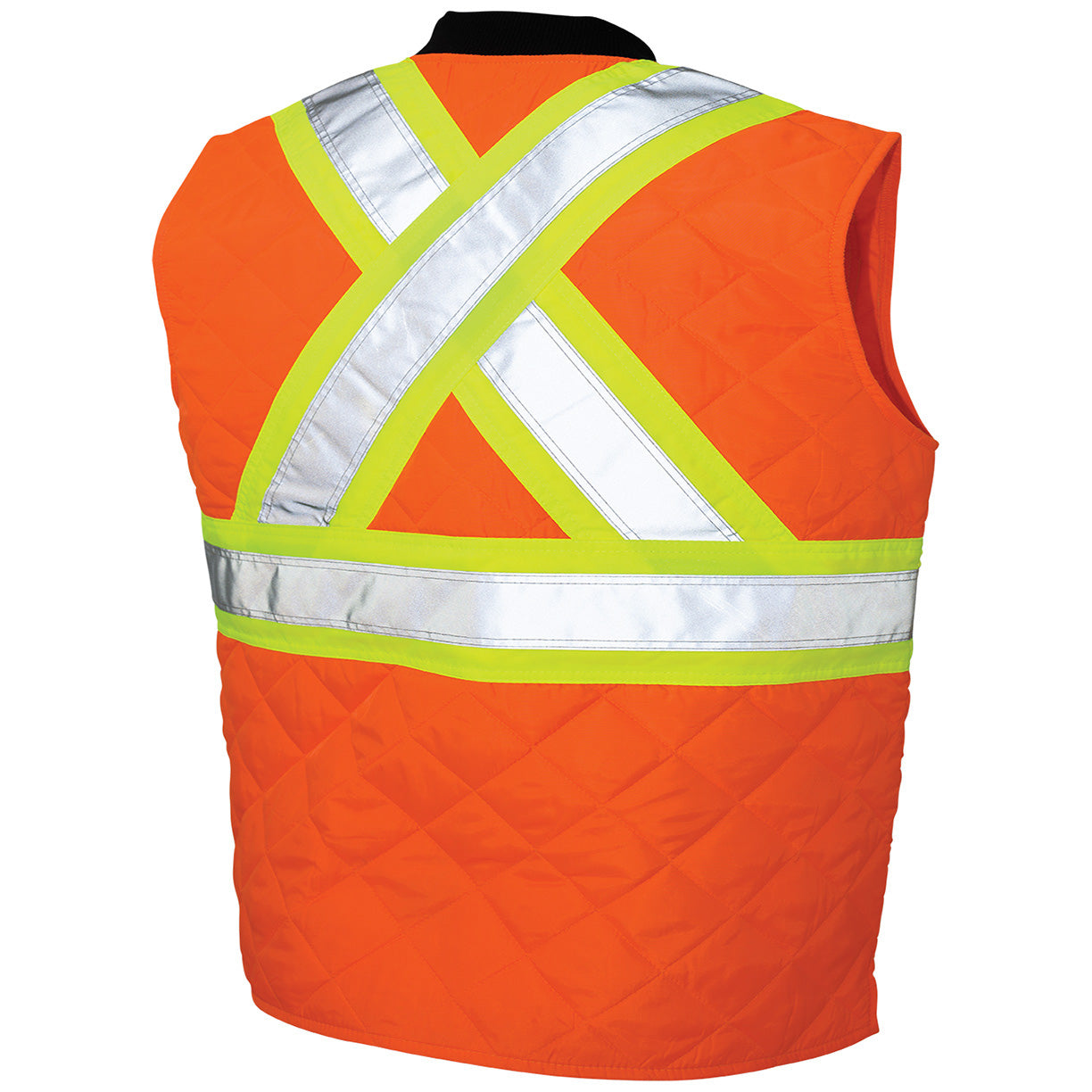 Black Safety Vests - Tough Duck - Lightweight Insulated