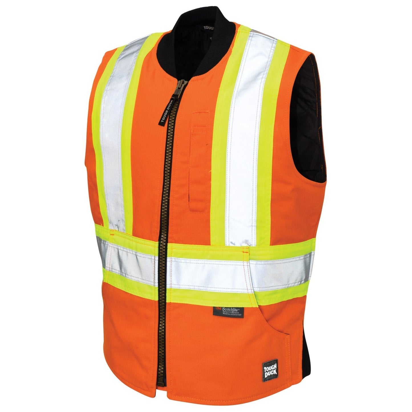 Black Safety Vests - Tough Duck - Reflective Material