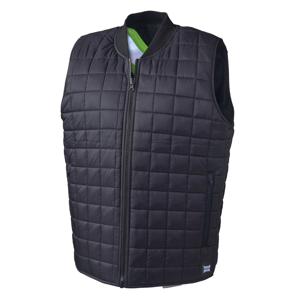 Black Safety Vests - Tough Duck - Reversible Design