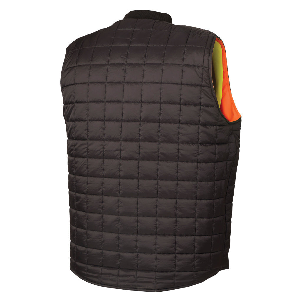 Black Safety Vests - Tough Duck - Reversible Design