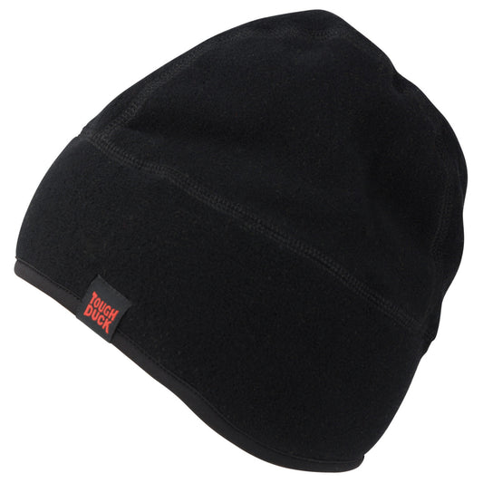 Black Beanies - Tough Duck - Cozy Polyester Fleece