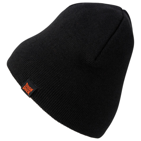 Black Beanies - Tough Duck - Acrylic Knit - Warm Comfort