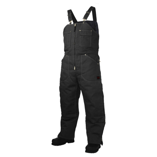 Black Insulated Overalls - Tough Duck - Durable Cotton