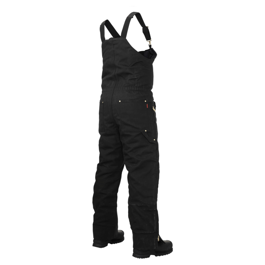 Black Insulated Overalls - Tough Duck - Durable Cotton