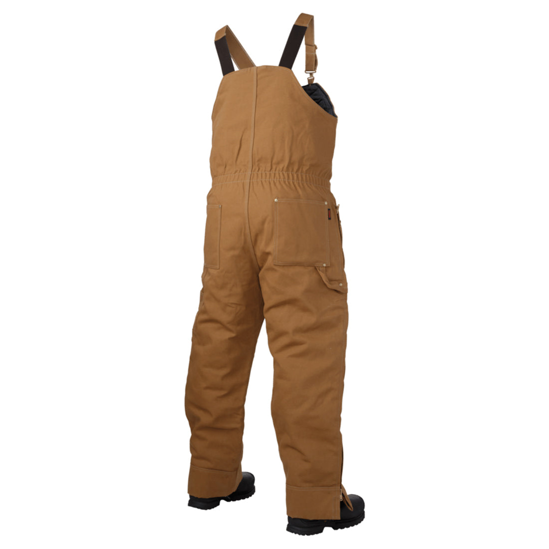 Black Insulated Overalls - Tough Duck - Durable Cotton