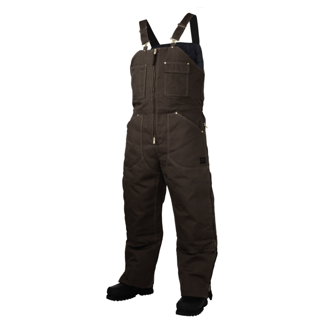 Black Insulated Overalls - Tough Duck - Durable Cotton
