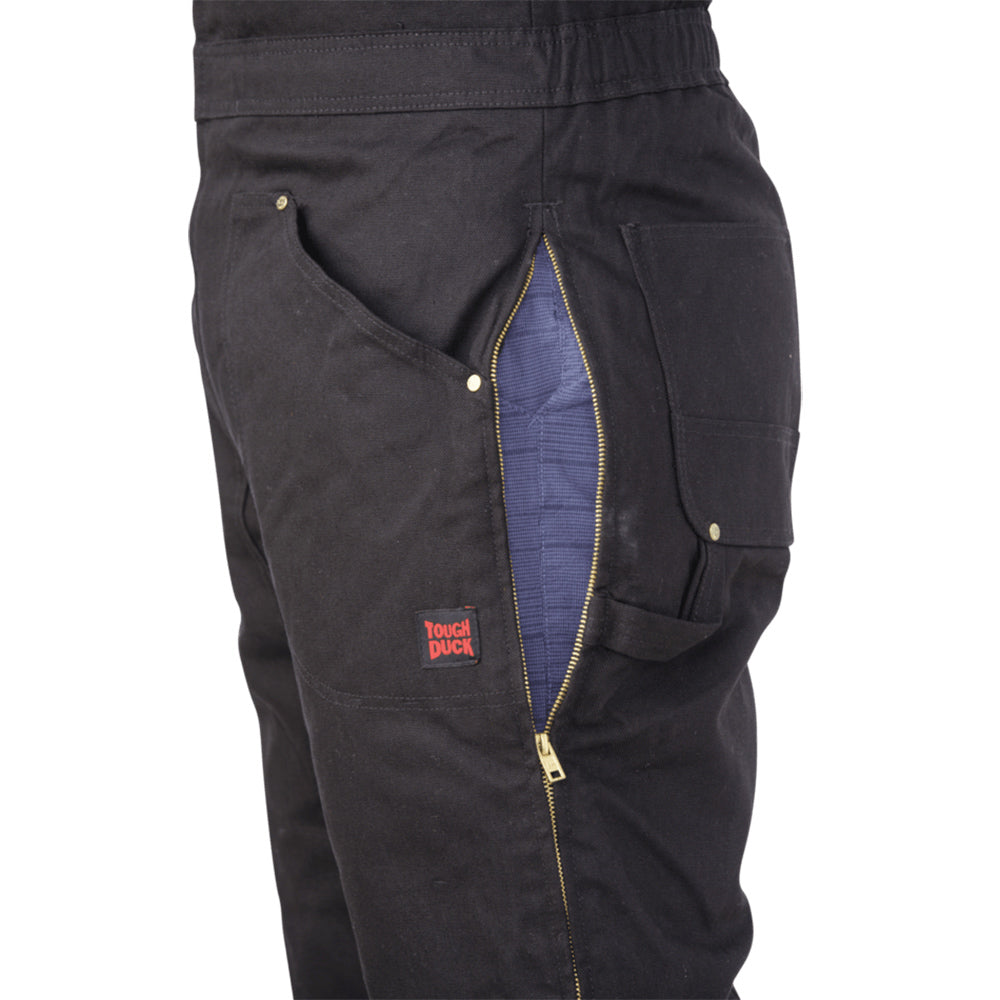 Black Insulated Overalls - Tough Duck - Durable Comfort