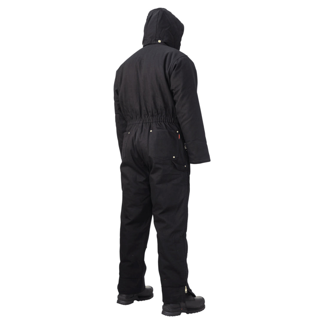 Black Insulated Coveralls - Tough Duck - Warm Protection