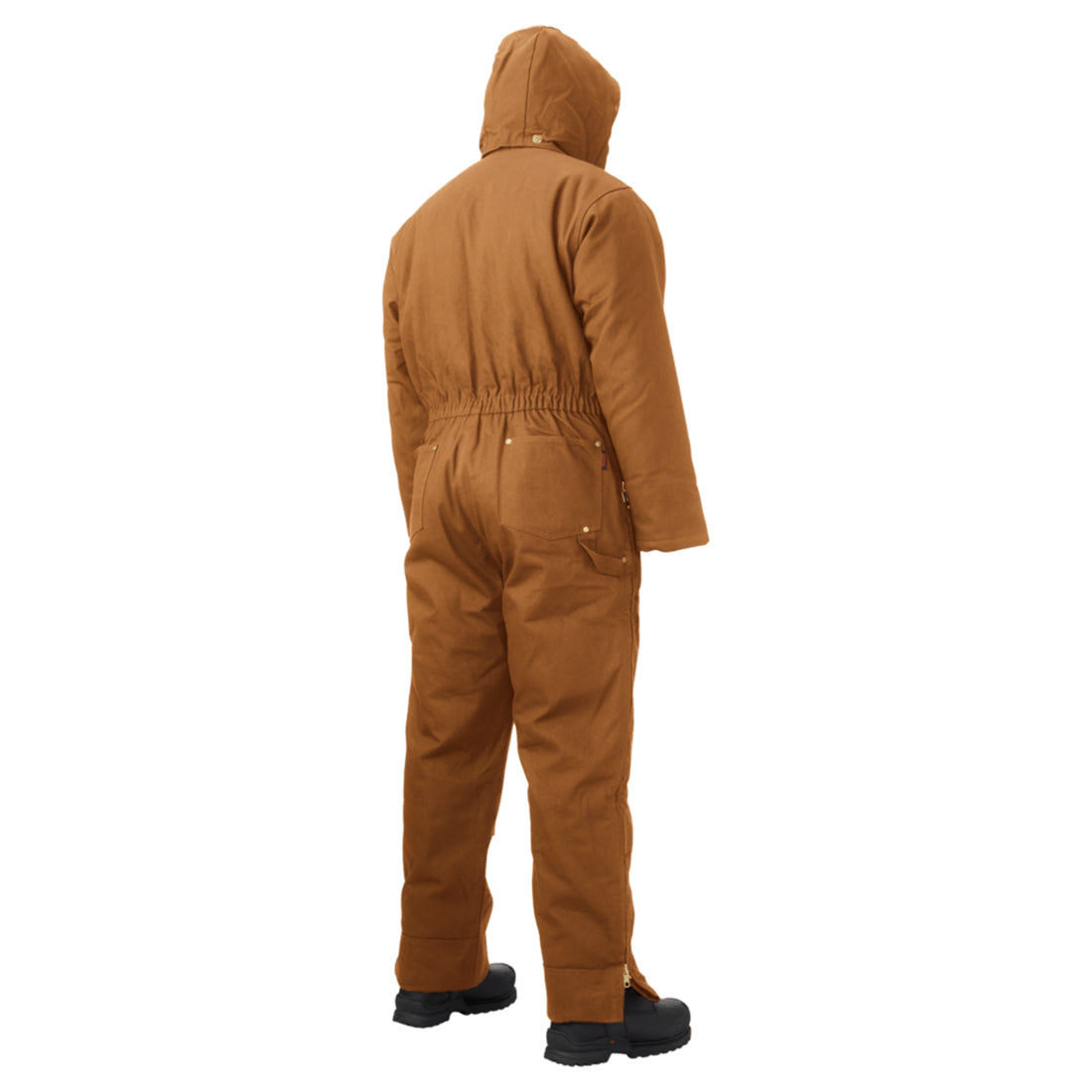 Black Insulated Coveralls - Tough Duck - Warm Protection