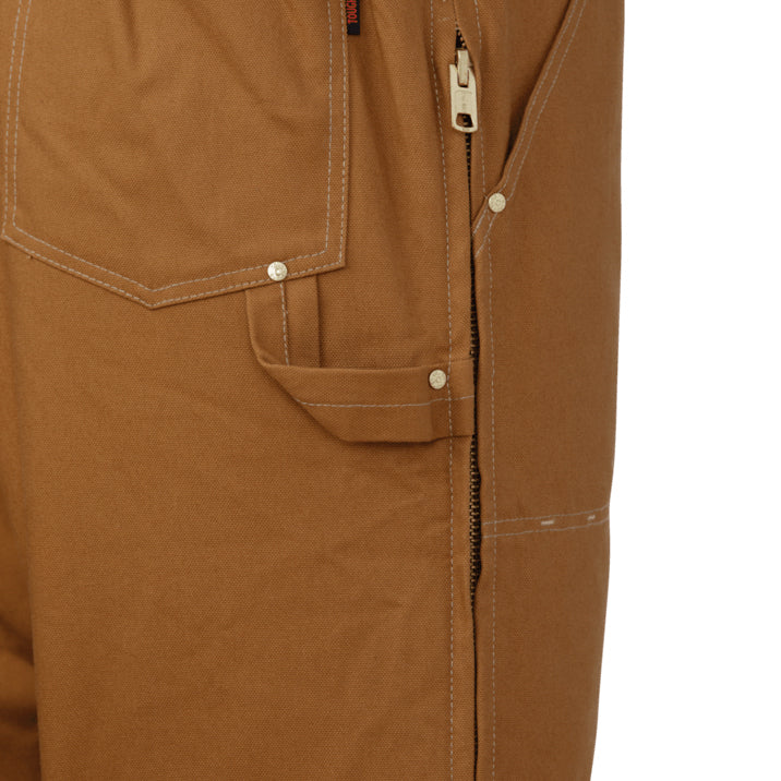 Black Insulated Coveralls - Tough Duck - Warm Protection