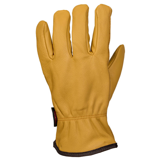 Brown Leather Gloves - Tough Duck - Thinsulate Insulation