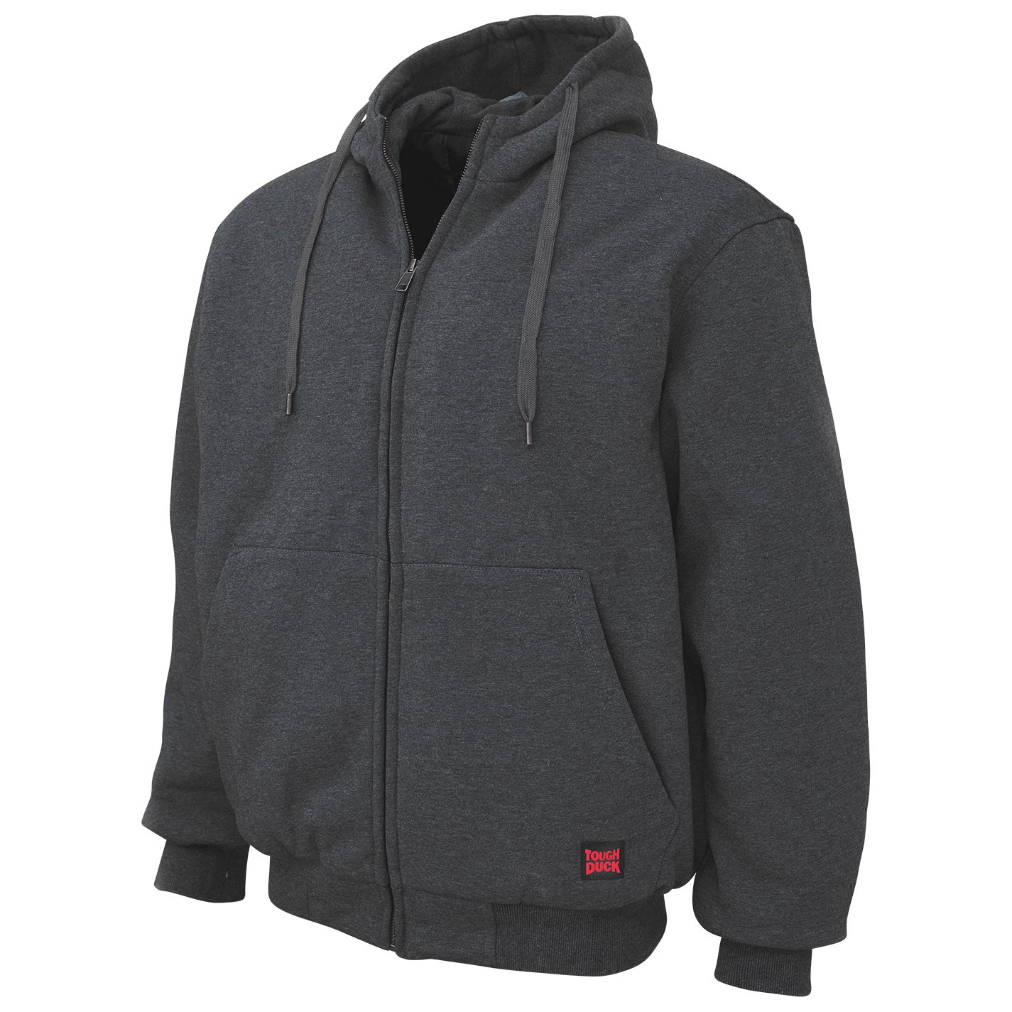 Black Sweatshirts - Insulated Hoodie - Tough Duck - Warm Design