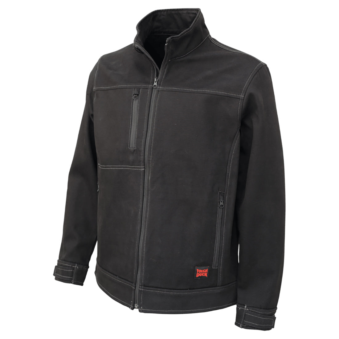 Black Sweatshirt - Tough Duck - Soft Shell Jacket