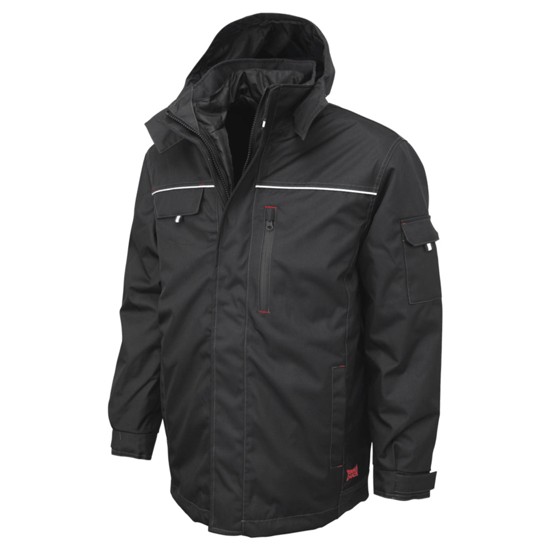 Black Jackets | Tough Duck | Stylish Poly Parka - Tough Duck - Versatile Design