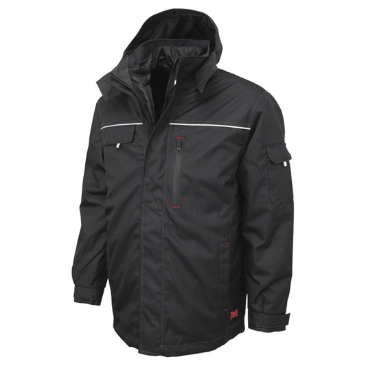 Black Jackets | Tough Duck | Stylish Poly Parka - Tough Duck - Versatile Design