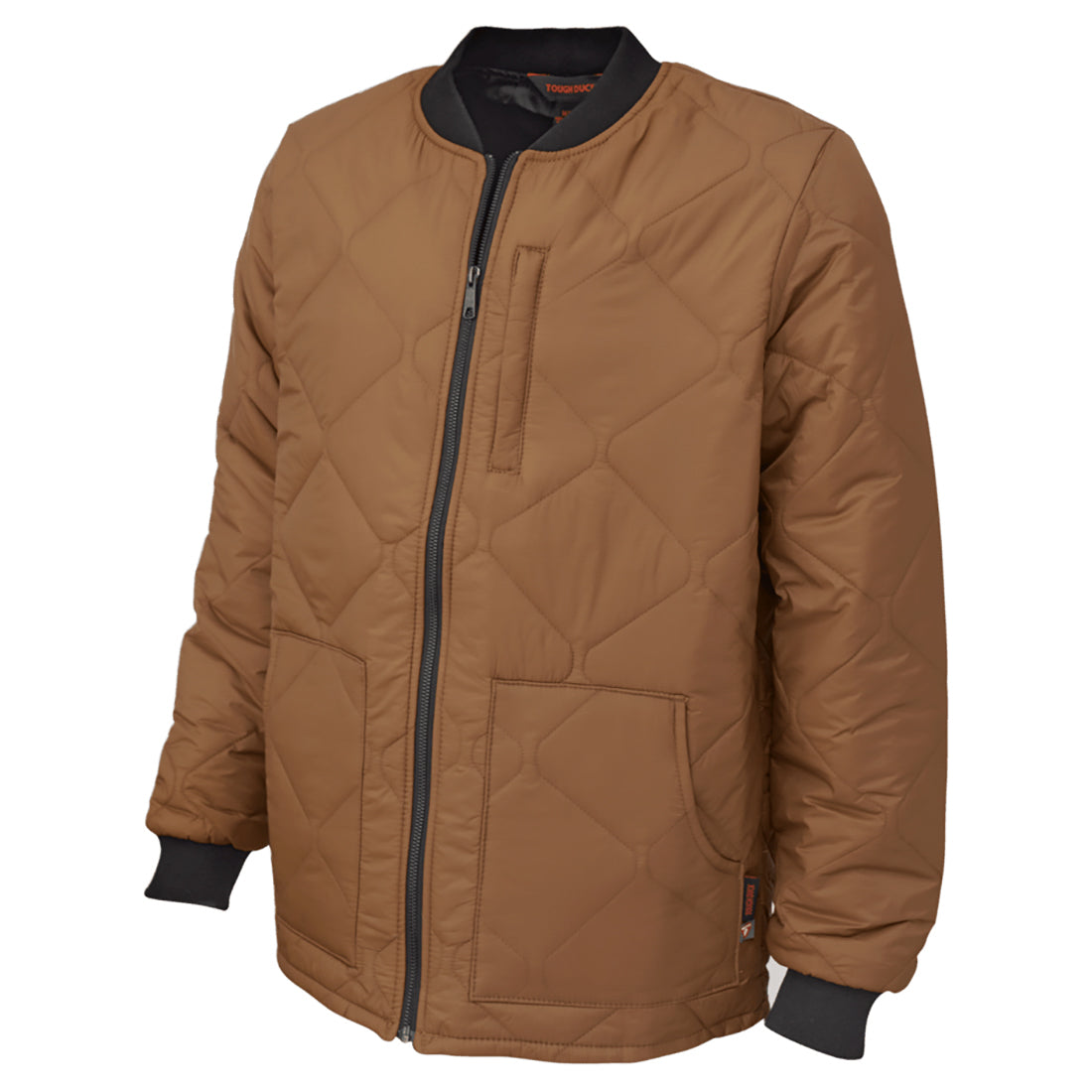 Black Quilted Jacket - Tough Duck - Insulated Design