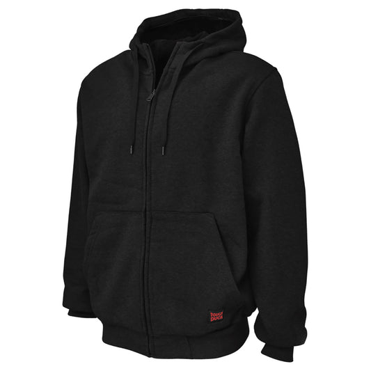 Black Fleece Hoodie - Tough Duck - Durable Design