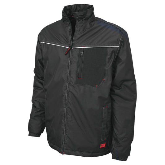 Black Insulated Jacket - Tough Duck - Waterproof Finish