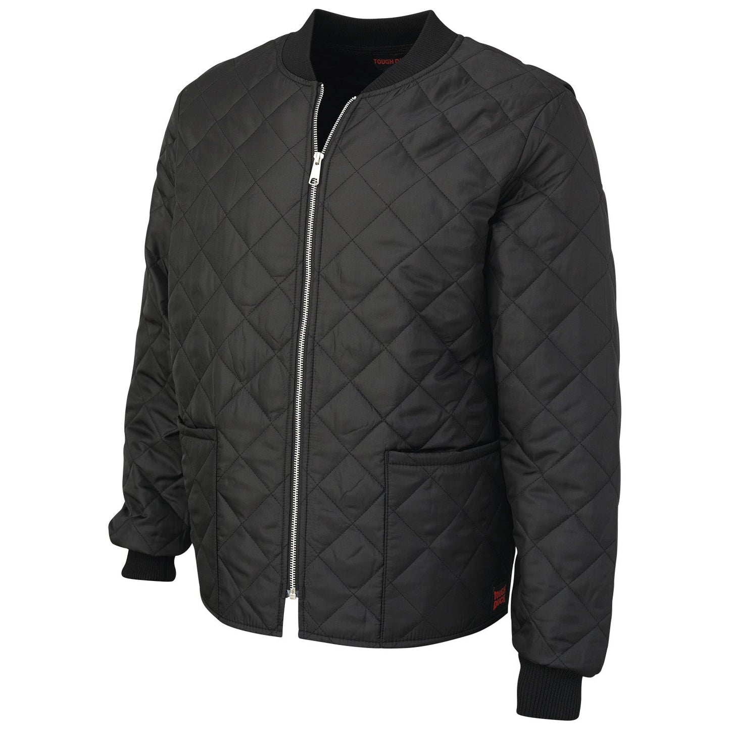 Black Quilted Jacket - Tough Duck - Functional Design
