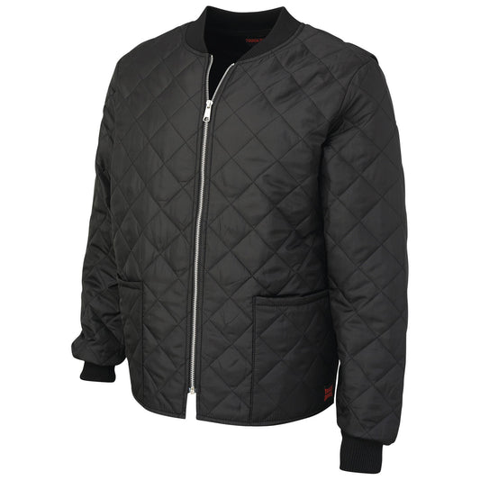 Black Quilted Jacket - Tough Duck - Functional Design