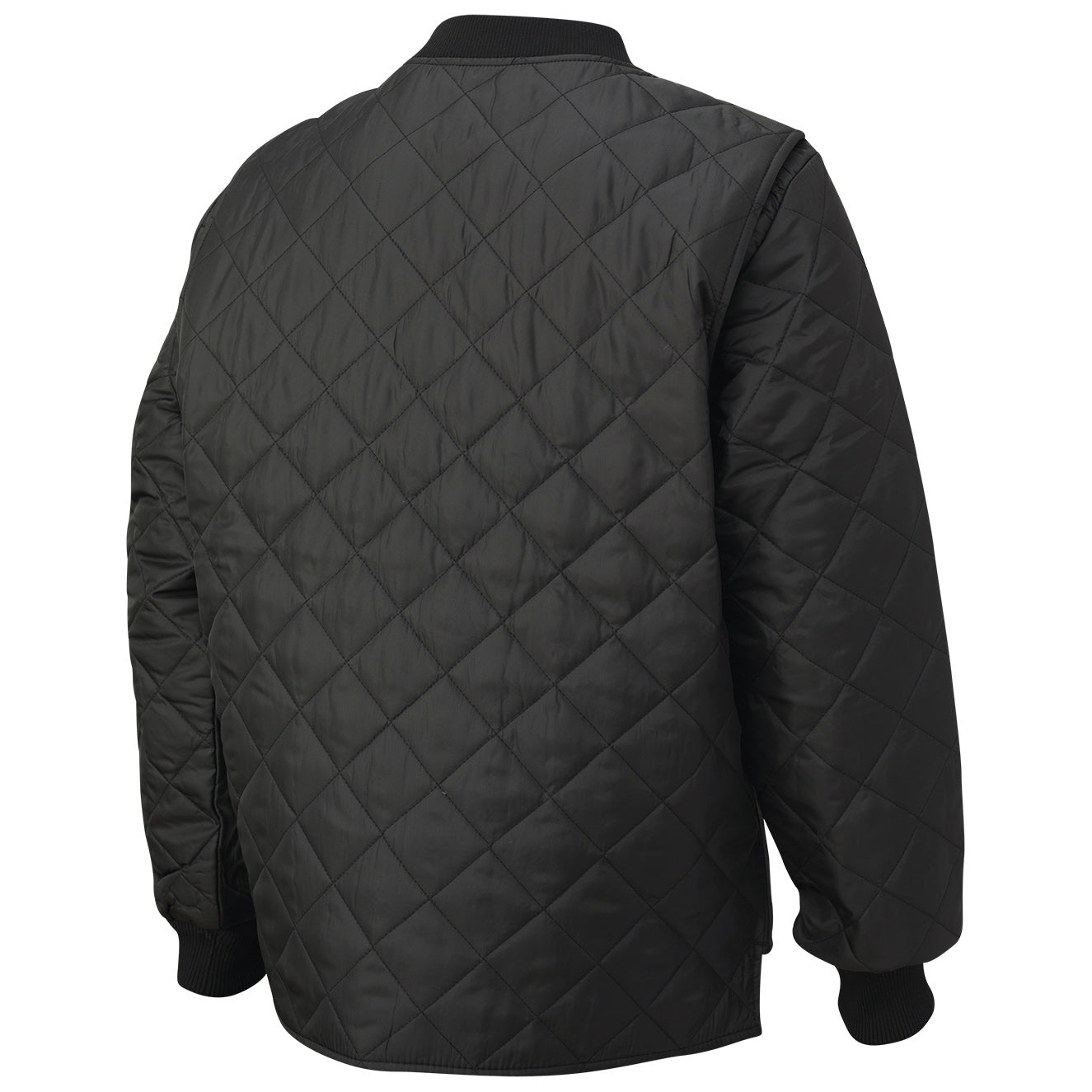 Black Quilted Jacket - Tough Duck - Functional Design