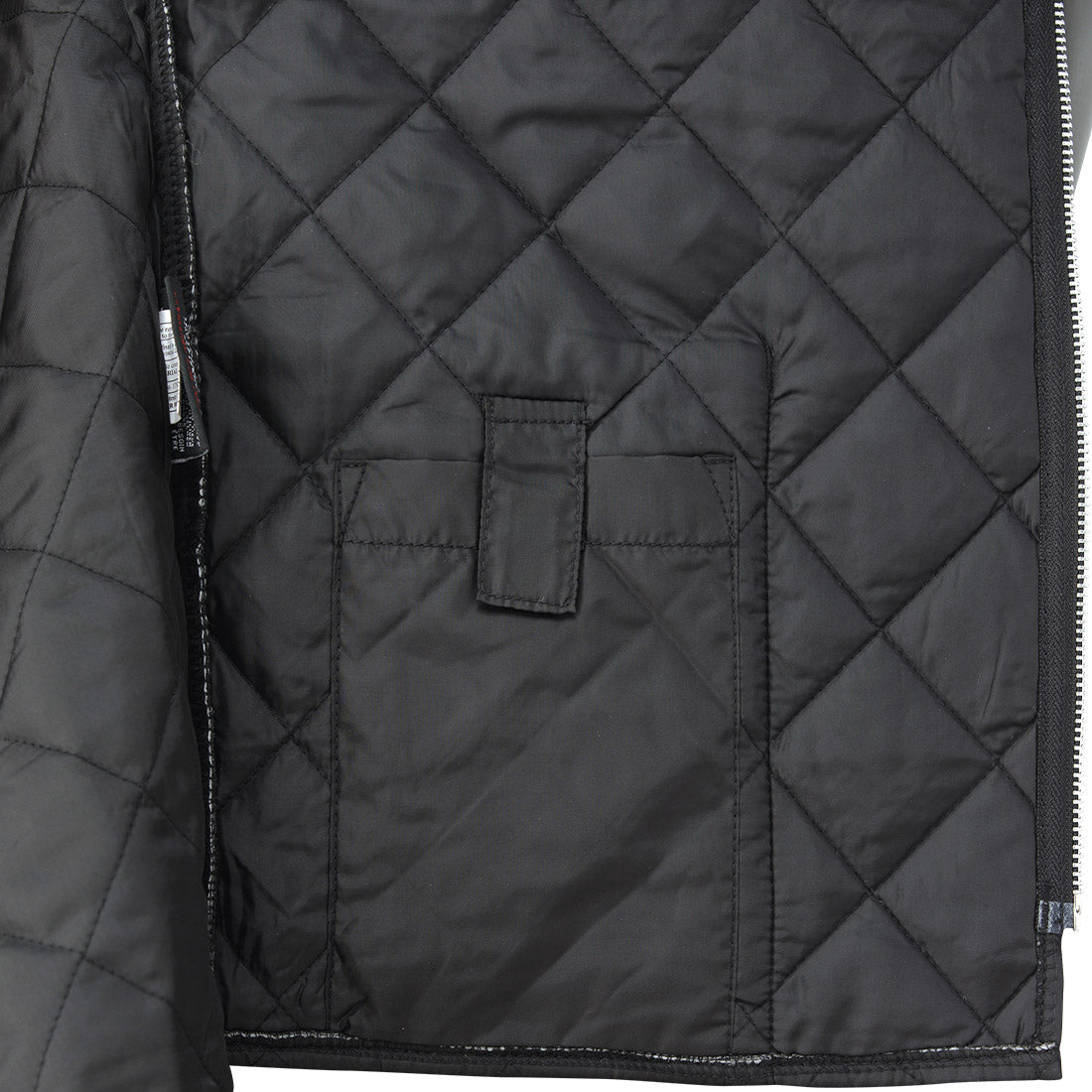 Black Quilted Jacket - Tough Duck - Functional Design