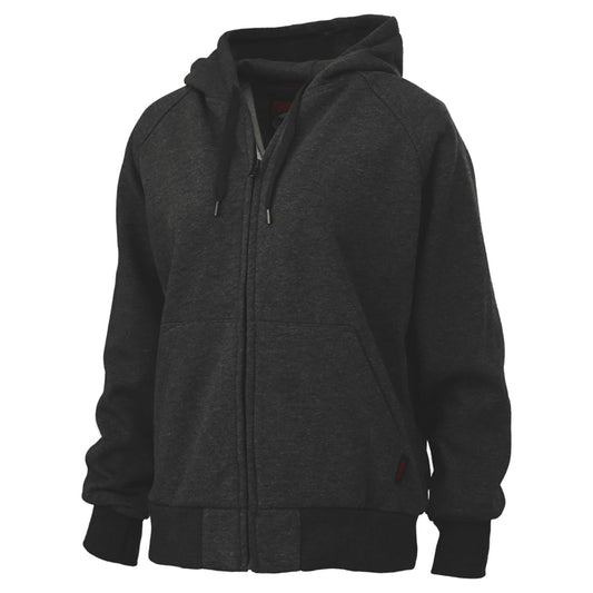 Black Fleece Zip Hoodie - Tough Duck - Water Repellent