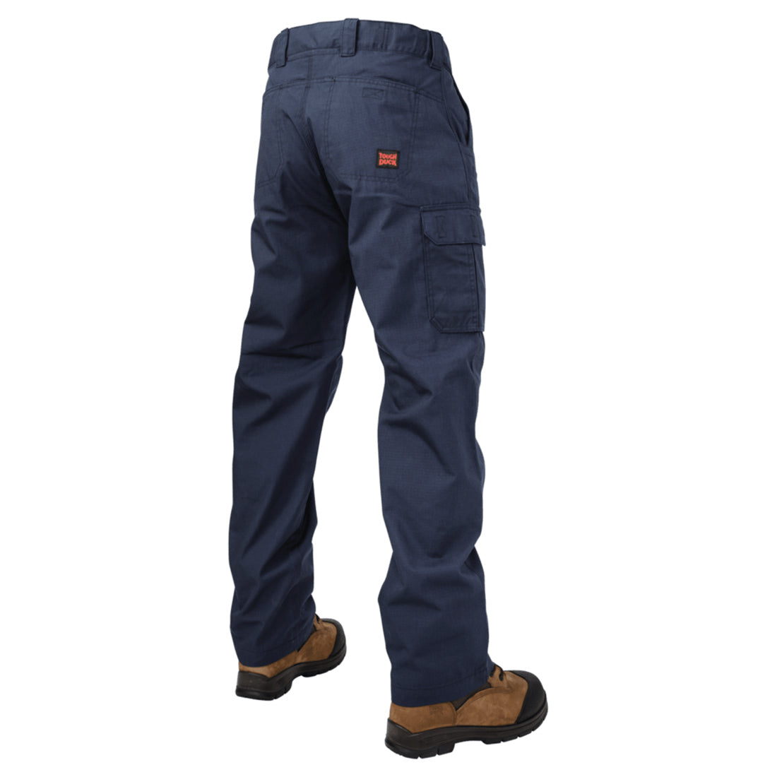 Navy Pants - Tough Duck - Relaxed Fit Cargo Design