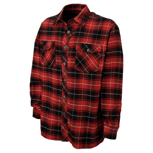 Red Black Flannel Shirt - Tough Duck - Heavy Duty Comfort
