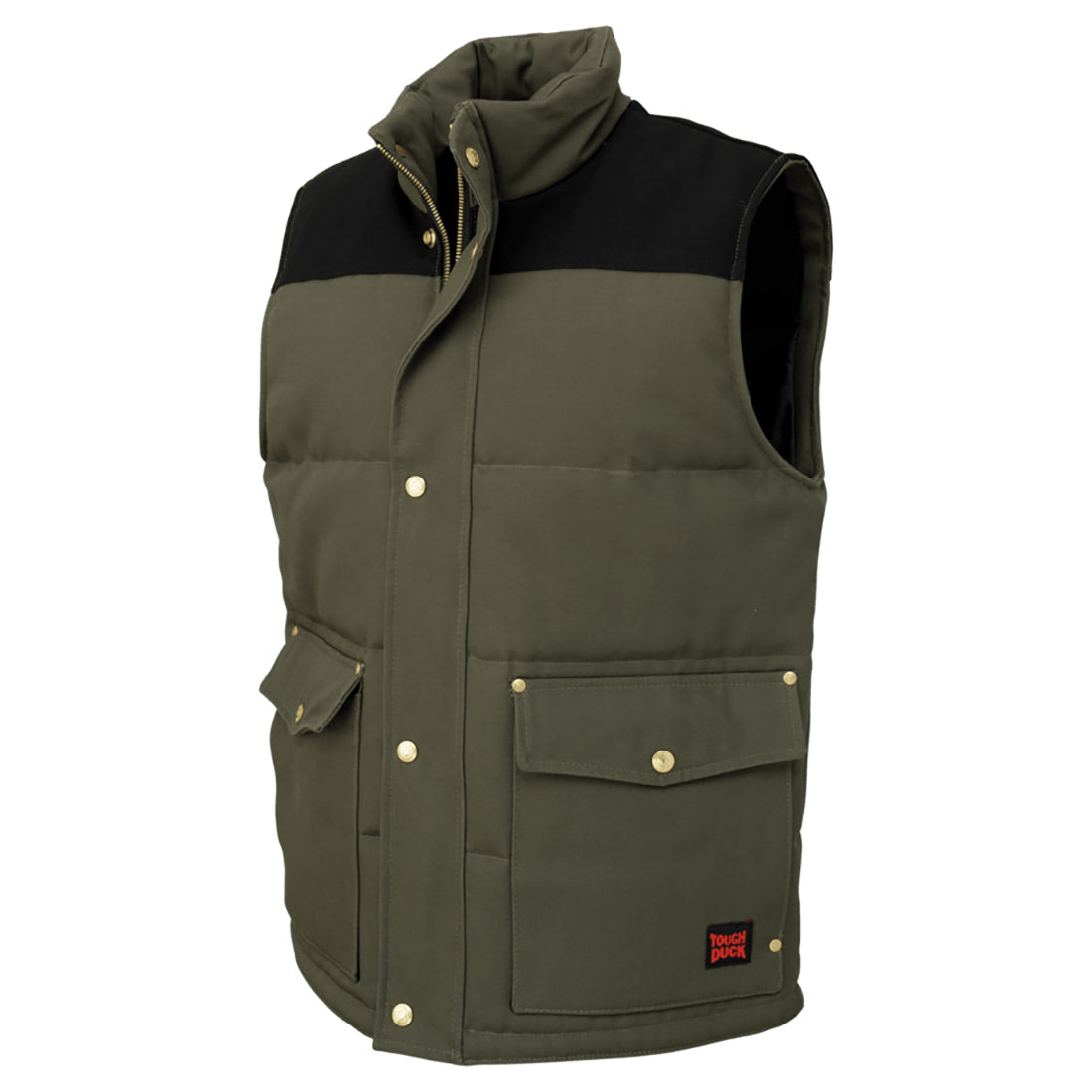 Black Vests - Tough Duck - Warm Cotton Insulation