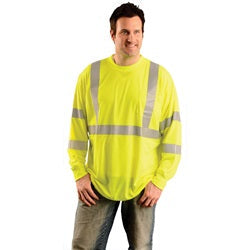 Yellow/Lime Safety Shirt - OK-1 - Moisture Wicking