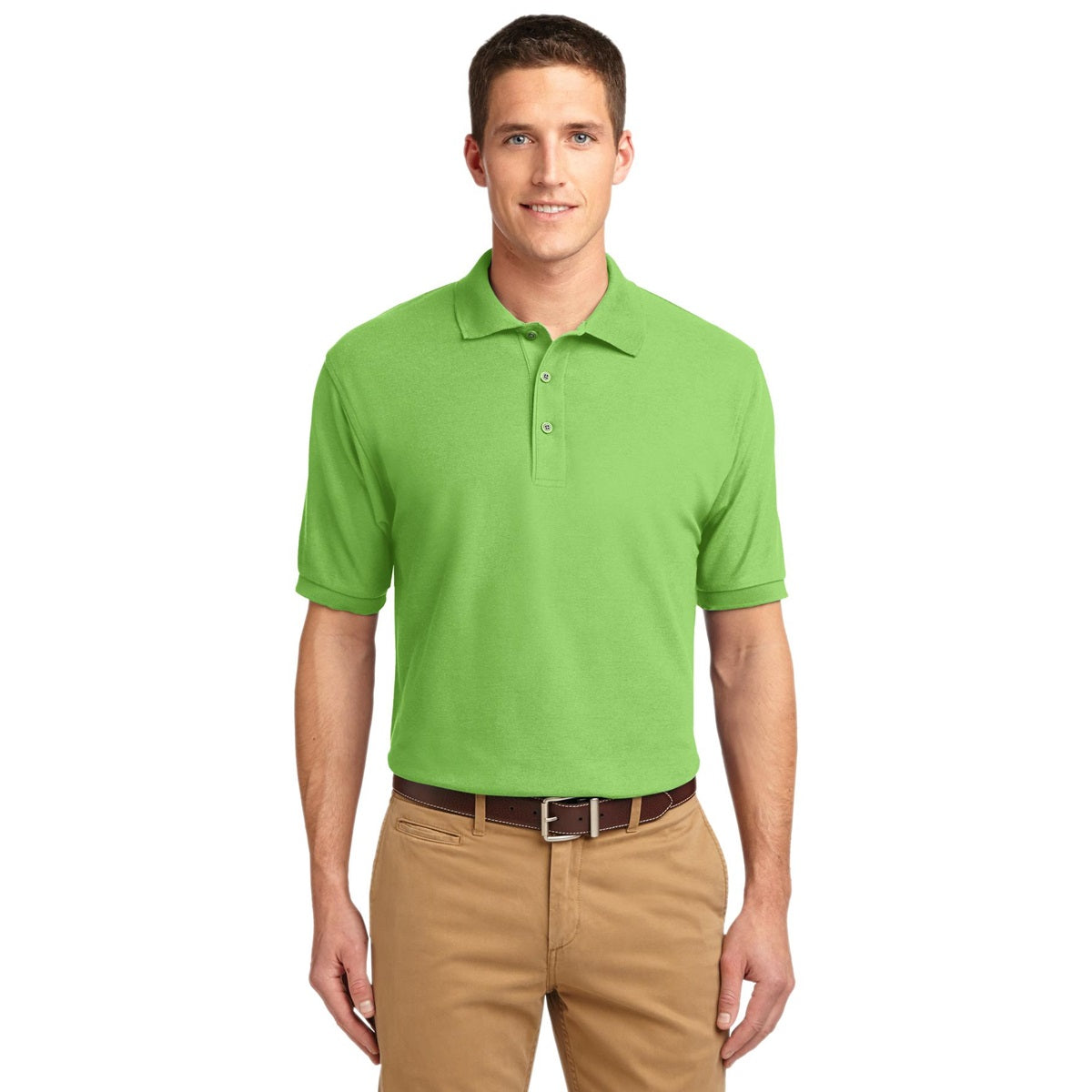 Black Polo Shirt - Port Authority - Smooth Touch