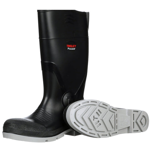 Black Work Boots - Tingley - PVC Construction