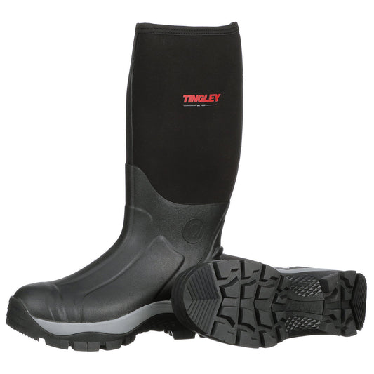 Black Work Boots - Tingley - Insulated Comfort