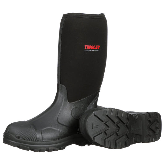 Black Work Boots - Tingley - Waterproof Comfort