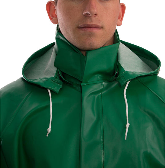 Green Rain Hoods - Tingley - Detachable Protection
