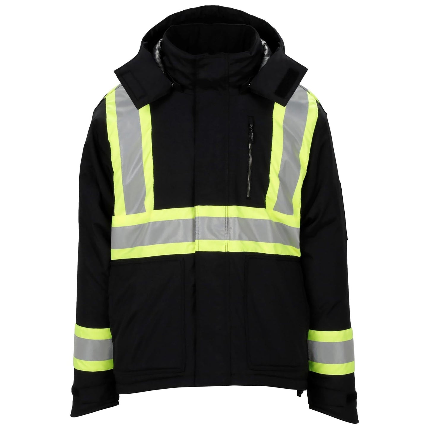 Black Insulated Safety Jacket - Tingley - Durable Design