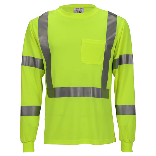Yellow/Lime Safety Shirt - Tingley - Long Sleeve