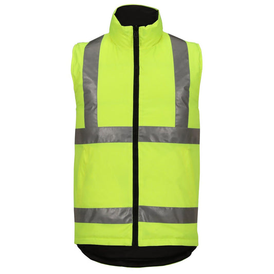 Yellow/Lime Safety Vests - Tingley - Reversible Insulated
