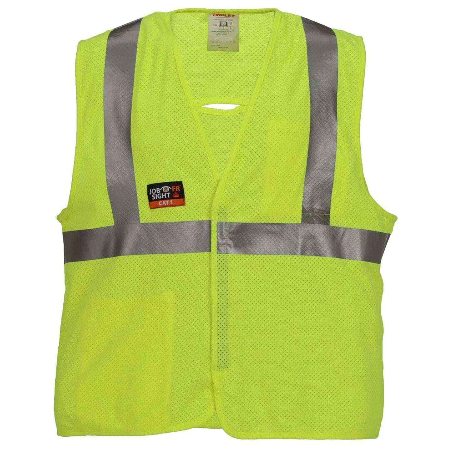 Yellow/Lime Safety Vests - Tingley - Flame Resistant