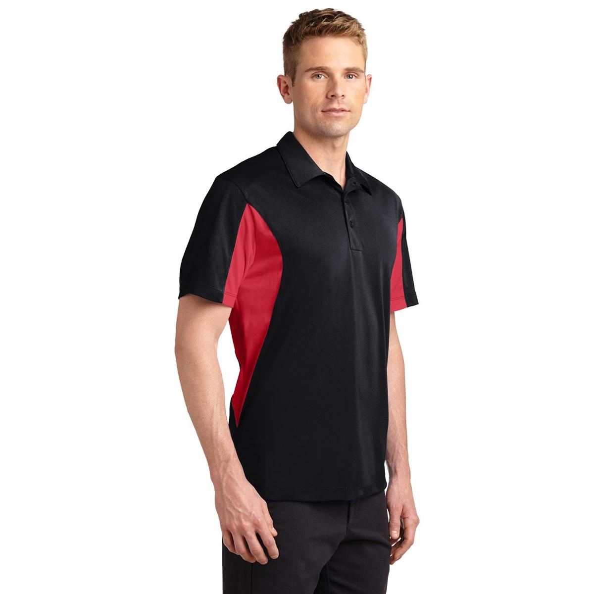 Black/True Red Polo - Sport-Tek - Durable Fabric - Quality Style