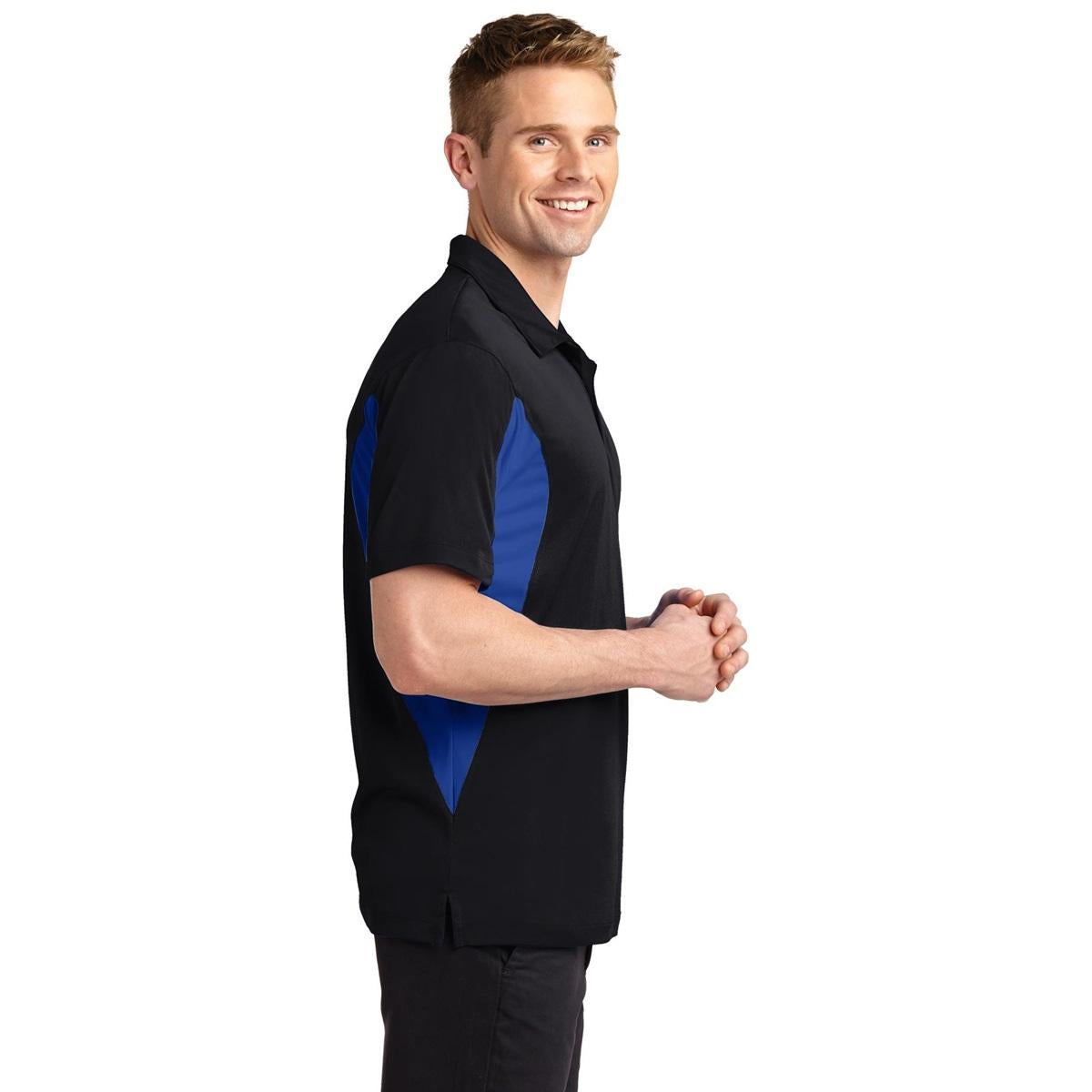 Black/True Red Polo - Sport-Tek - Durable Fabric - Quality Style