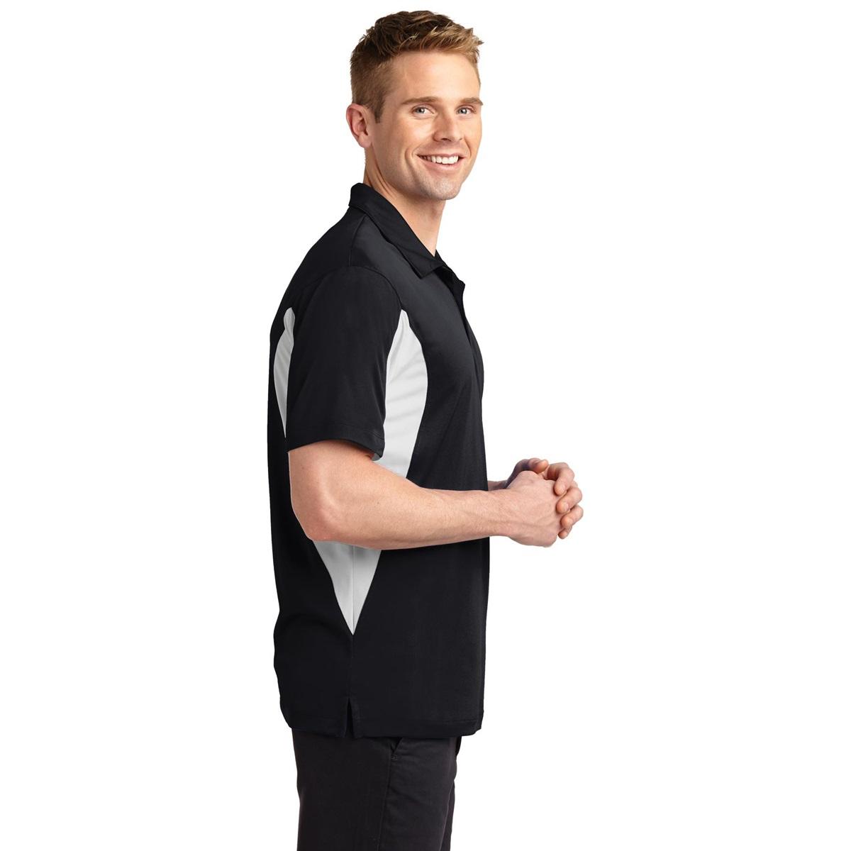Black/True Red Polo - Sport-Tek - Durable Fabric - Quality Style