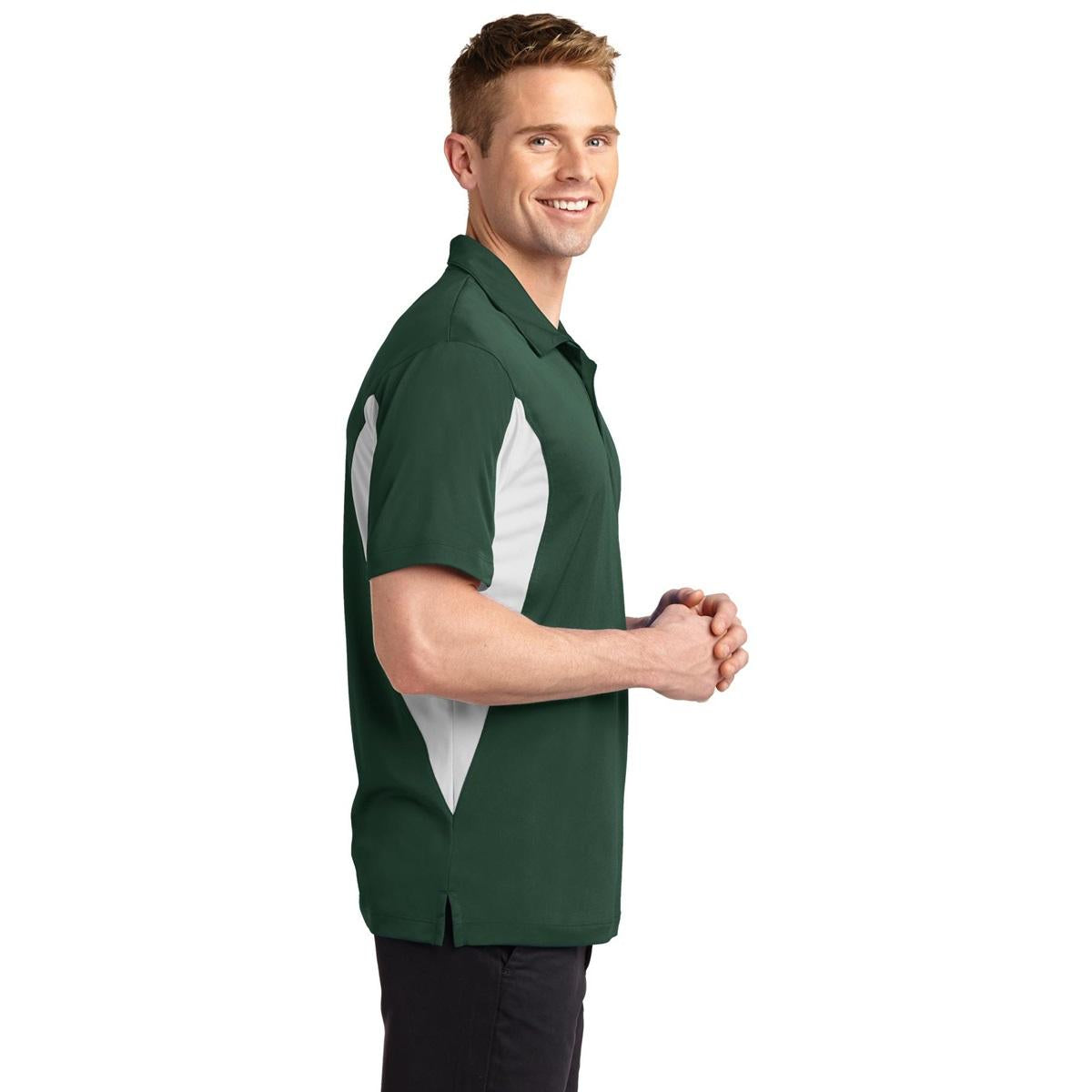 Black/True Red Polo - Sport-Tek - Durable Fabric - Quality Style