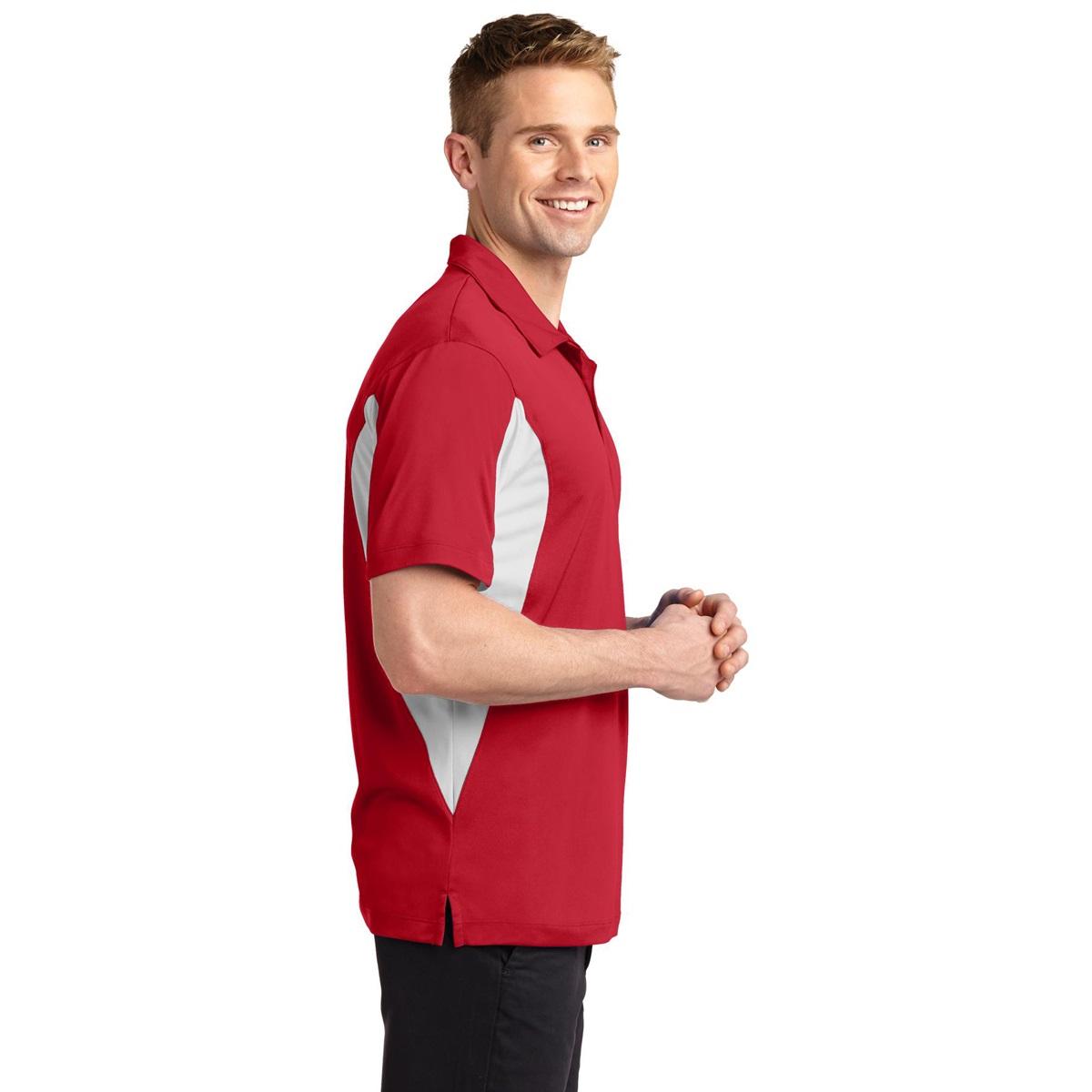 Black/True Red Polo - Sport-Tek - Durable Fabric - Quality Style