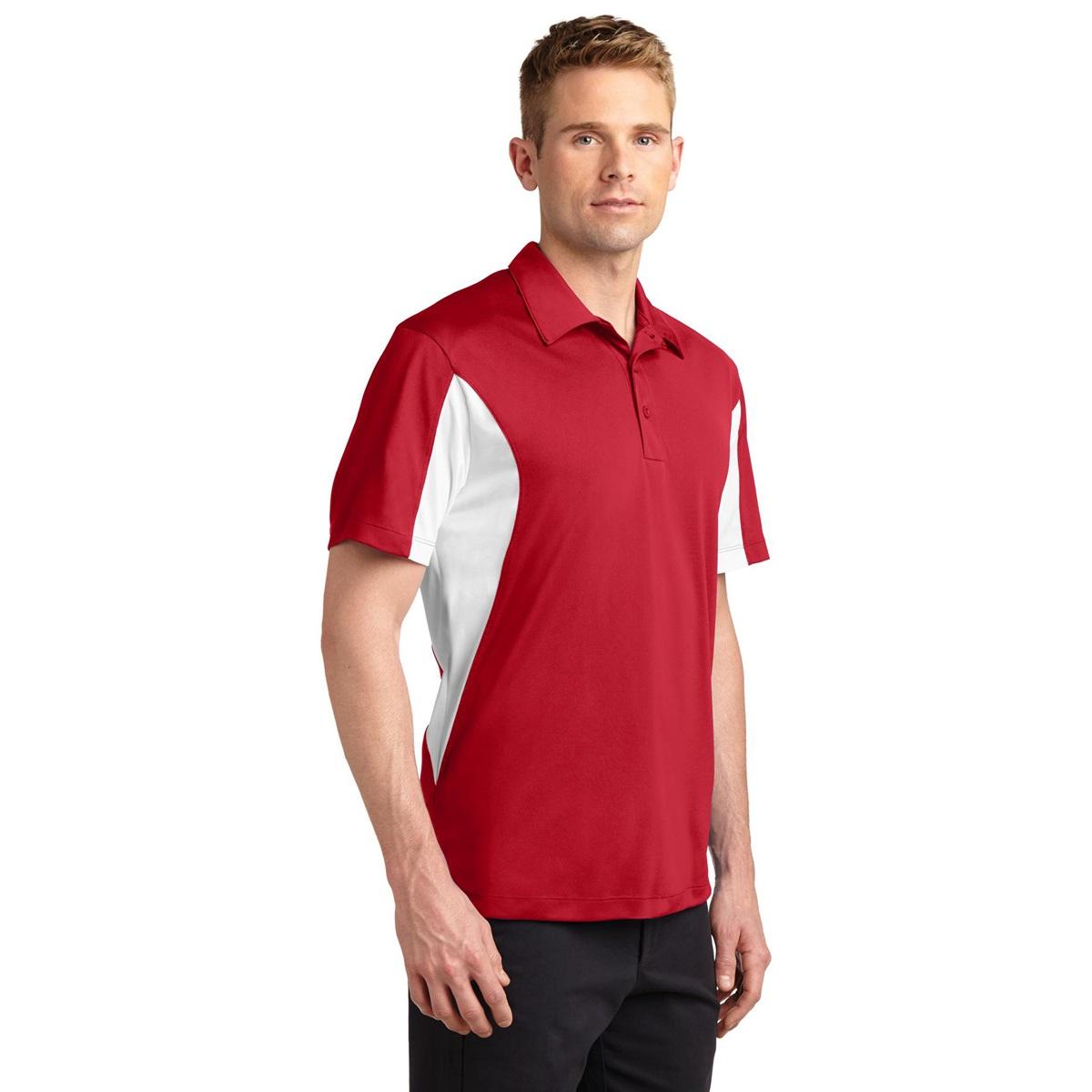 Black/True Red Polo - Sport-Tek - Durable Fabric - Quality Style
