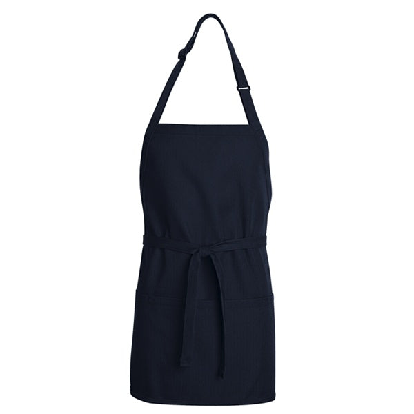 Black Aprons - Premium Short Bib - Chef Designs - Durable Fabric